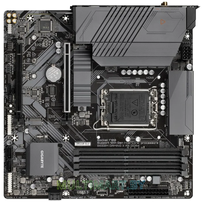 Материнская плата Gigabyte B660M Gaming X AX DDR4 (rev. 1.x)